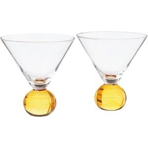 New retro martini glasses- set of 2